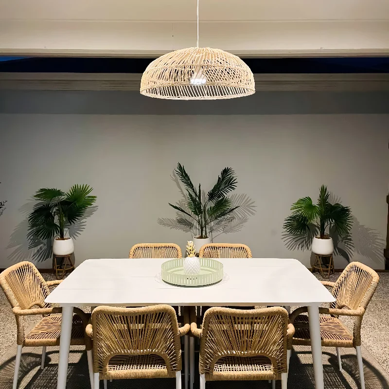 Japanese - Inspired Ceiling Lights with Shoji - Screen - like DiffusersEmery Natural Rattan Pendant Light - Cream Iron and Natural, PL0072 Japanese - Inspired Ceiling Lights with Shoji - Screen - like DiffusersEmery Natural Rattan Pendant Light - Cream Iron and Natural, PL0072