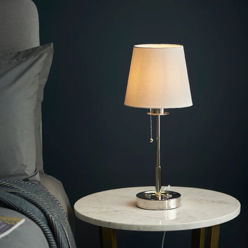 art deco table lamps with geometric shapes for a retro touchAmos Westminster Table Lamp Bright Nickel art deco table lamps with geometric shapes for a retro touchAmos Westminster Table Lamp Bright Nickel
