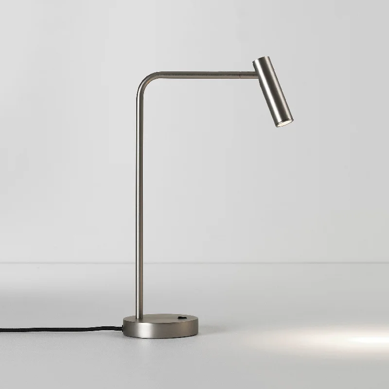 metal table lamps with a matte black finish for a sleek appearanceAstro Enna Matt Nickel Desk Lamp metal table lamps with a matte black finish for a sleek appearanceAstro Enna Matt Nickel Desk Lamp