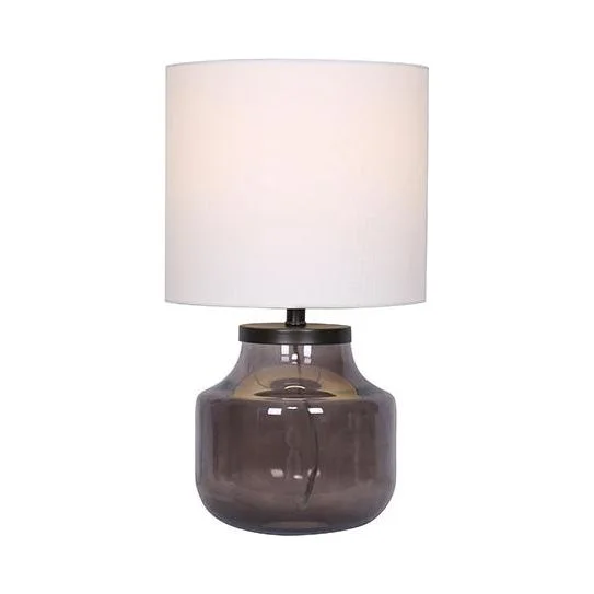 bohemian table lamps with colorful patterns for eclectic bedroomsAurelia Table Lamp - Smokey Grey bohemian table lamps with colorful patterns for eclectic bedroomsAurelia Table Lamp - Smokey Grey