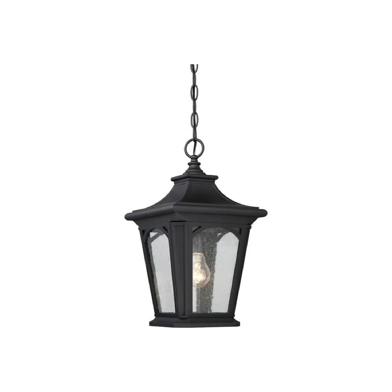 Mediterranean - Style Ceiling Lights with Terra - Cotta and Ceramic DetailsBedford Chain Lantern Small E27 in Mystic Black Elstead Lighting - ELS.QZ-BEDFORD8-S Mediterranean - Style Ceiling Lights with Terra - Cotta and Ceramic DetailsBedford Chain Lantern Small E27 in Mystic Black Elstead Lighting - ELS.QZ-BEDFORD8-S