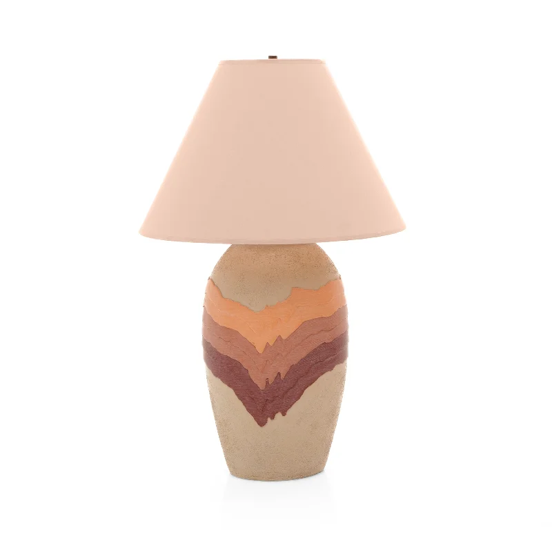 ceramic table lamps with hand painted designs for an artistic touchBeige & Orange Ceramic Table Lamp ceramic table lamps with hand painted designs for an artistic touchBeige & Orange Ceramic Table Lamp