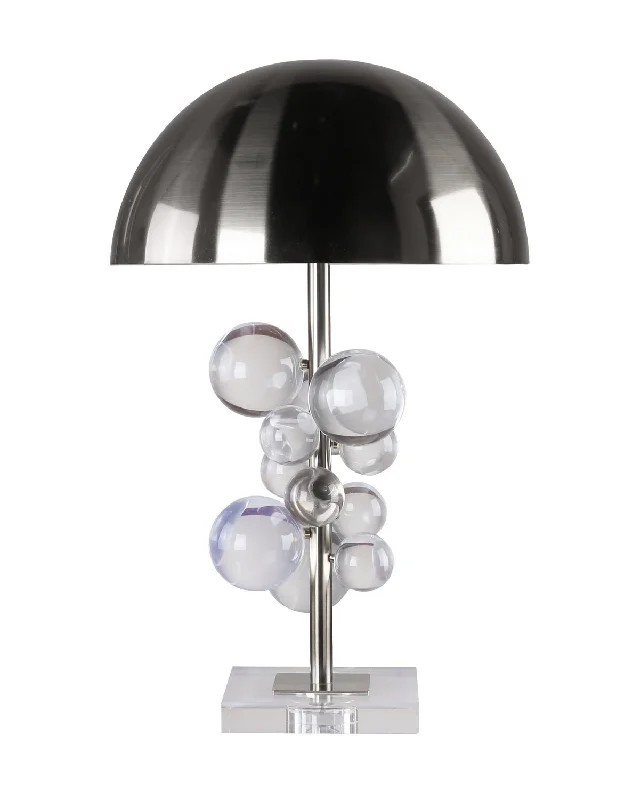 leather table lamps with a distressed texture for a rugged charmBethel International MTL10PQ-CH+CL Modern Lamp Chrome leather table lamps with a distressed texture for a rugged charmBethel International MTL10PQ-CH+CL Modern Lamp Chrome
