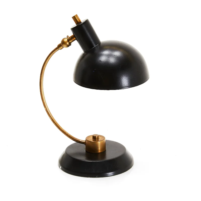 art deco table lamps with geometric shapes for a retro touchBlack and Brass Round Desk Lamp art deco table lamps with geometric shapes for a retro touchBlack and Brass Round Desk Lamp