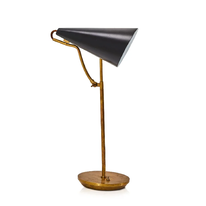 leather table lamps with a distressed texture for a rugged charmBlack & Brass Table Lamp leather table lamps with a distressed texture for a rugged charmBlack & Brass Table Lamp