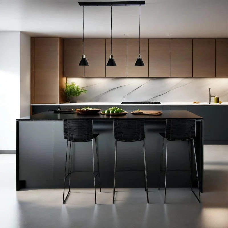 Mid - Century Modern Ceiling Lights with Simple, Sleek LinesComo Bar Pendant Light 3Lt in Antique Brass or Brushed Chrome Mid - Century Modern Ceiling Lights with Simple, Sleek LinesComo Bar Pendant Light 3Lt in Antique Brass or Brushed Chrome