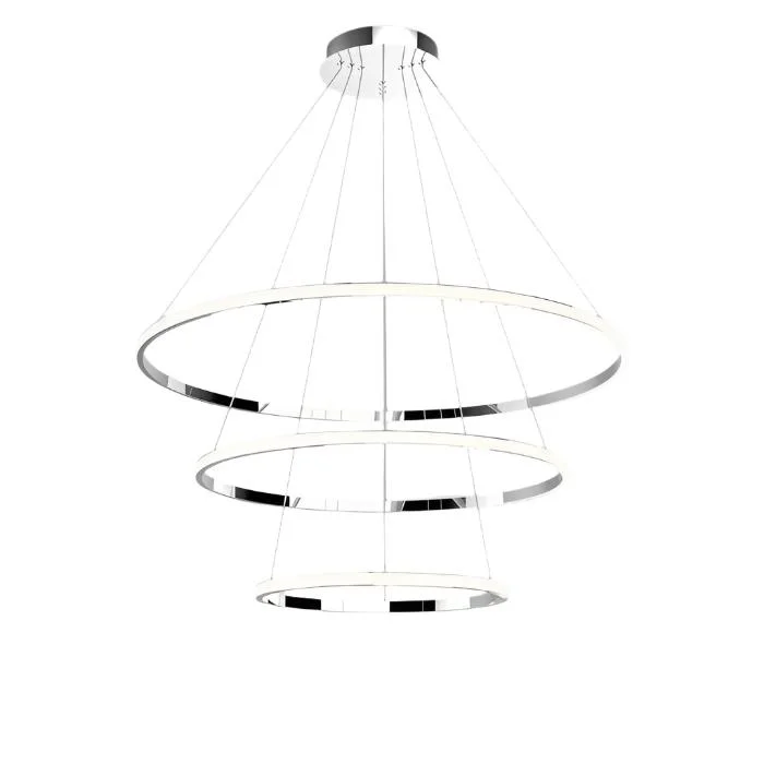 Retro Ceiling Lights Inspired by the 1950s and 1960s DesignCrown 3 Ring Pendant Light 3000k/5000k in Black, Chrome or Gold Retro Ceiling Lights Inspired by the 1950s and 1960s DesignCrown 3 Ring Pendant Light 3000k/5000k in Black, Chrome or Gold