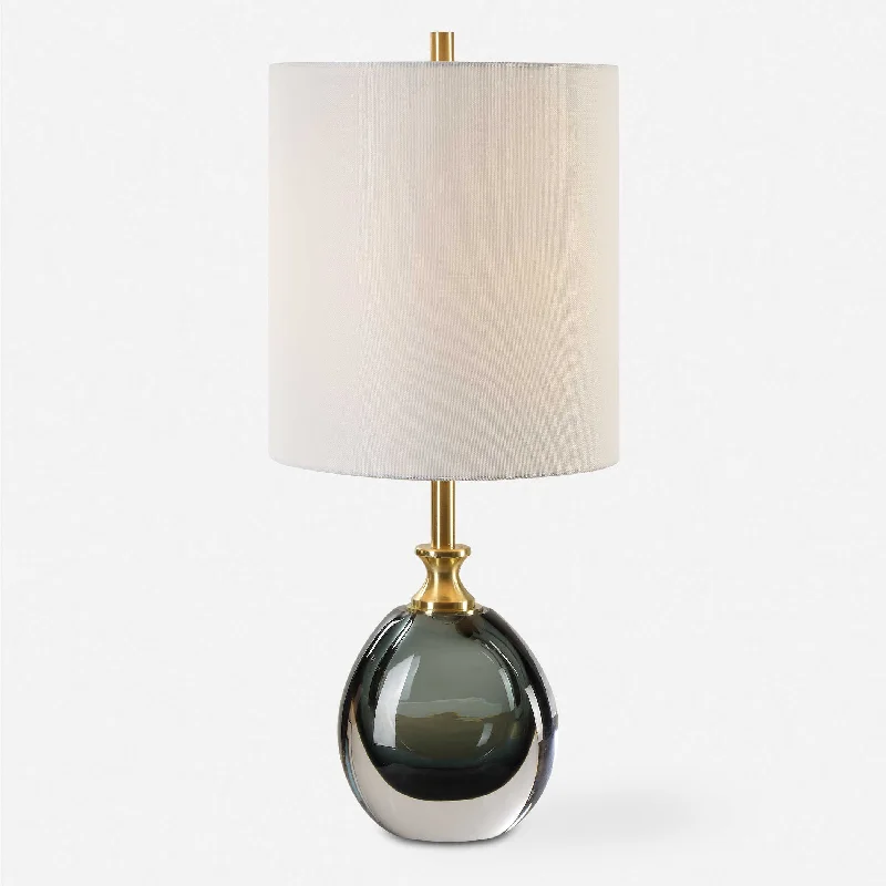 leather table lamps with a distressed texture for a rugged charmEnigma Buffet Lamp