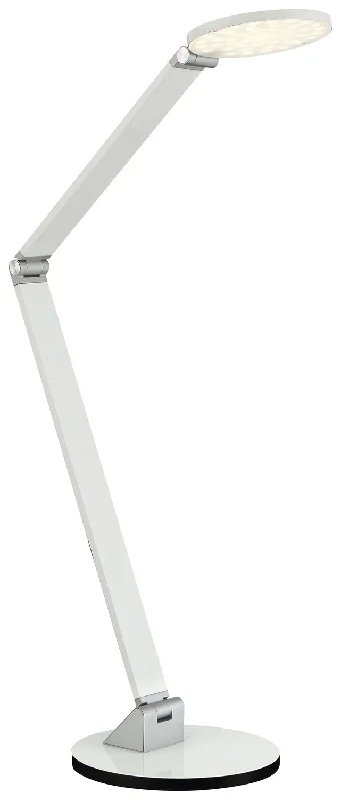 modern minimalist table lamps for contemporary living roomsGeorge Kovacs Lighting P305-1-044-L George`S Reading Room Led Table Lamp Lamp White