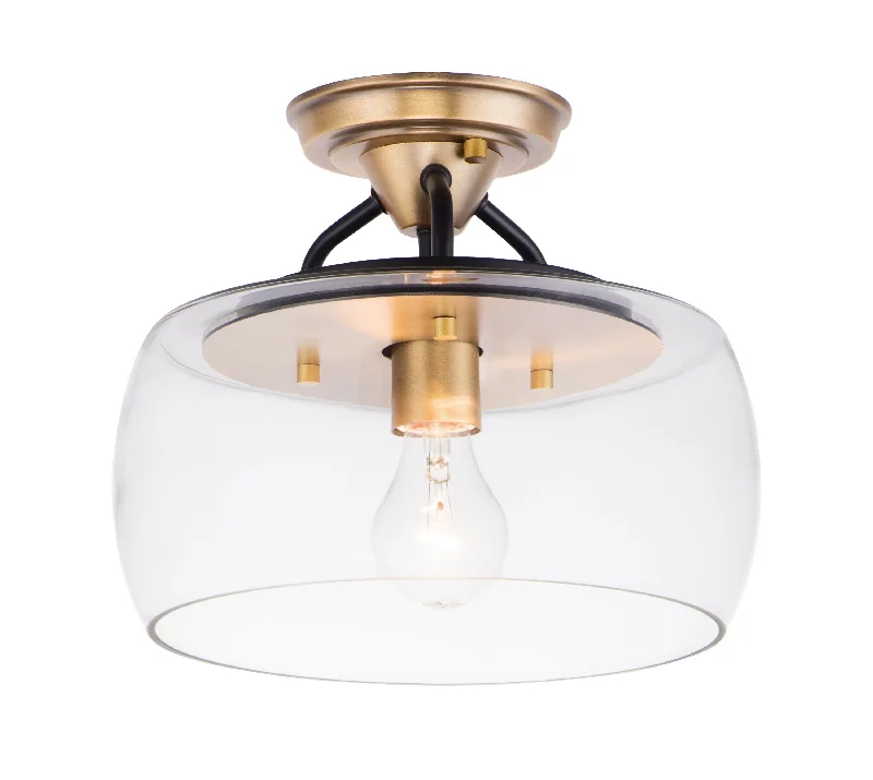 Art Nouveau Ceiling Lights with Organic, Flowing ShapesGoblet 1-Light Semi Flush Mount Art Nouveau Ceiling Lights with Organic, Flowing ShapesGoblet 1-Light Semi Flush Mount