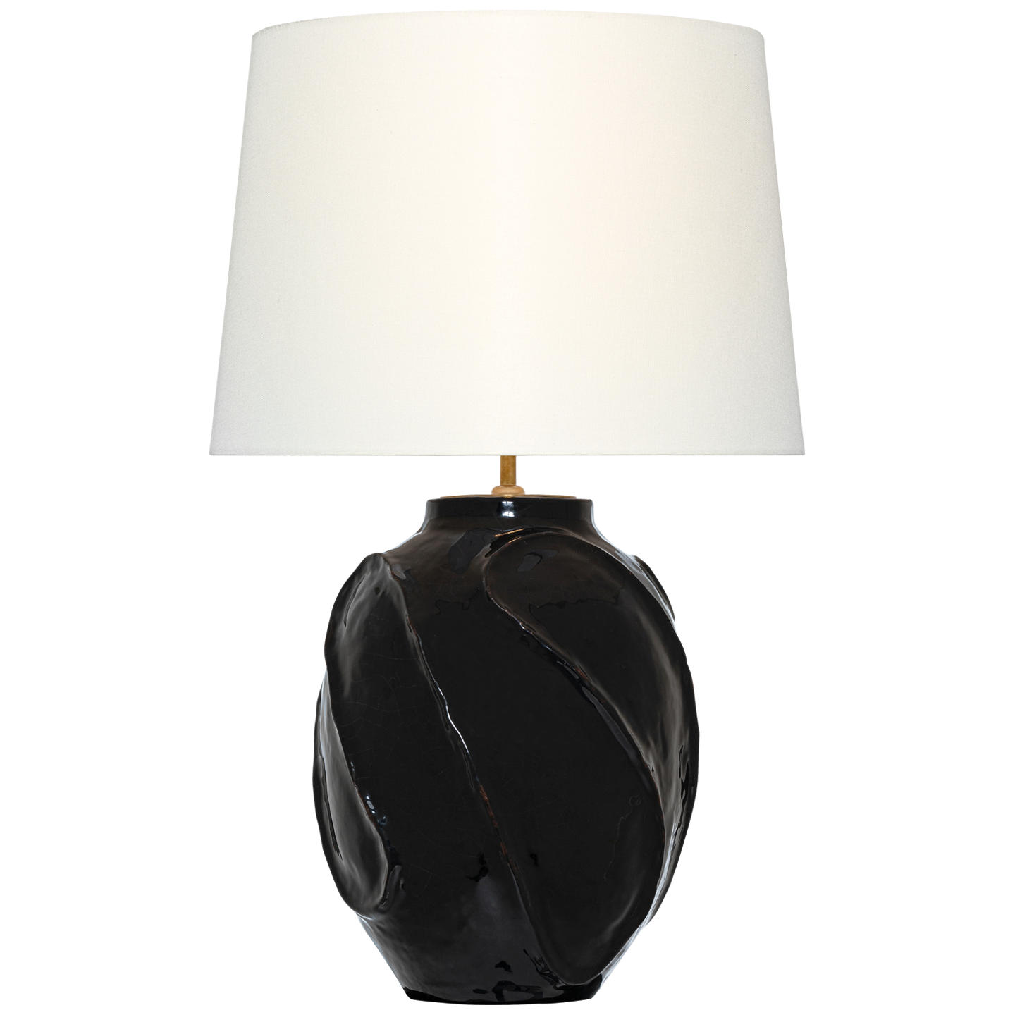 Raven Black With Linen Shade
