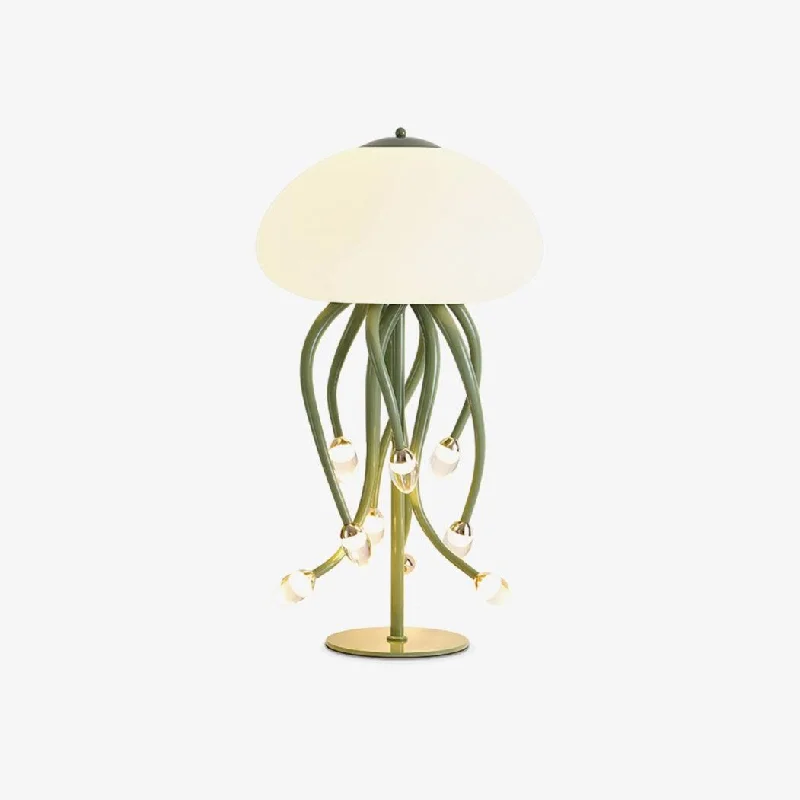 rustic farmhouse table lamps for cozy kitchensJellyfish Table Lamp