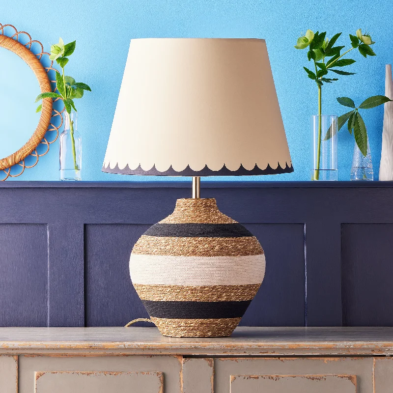asian inspired table lamps with bamboo accents for a zen atmosphereJiocco table lamp in black and white striped seagrass asian inspired table lamps with bamboo accents for a zen atmosphereJiocco table lamp in black and white striped seagrass