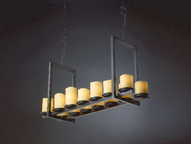Contemporary Ceiling Lights with Unique, Abstract ShapesJustice Designs CandleAria CNDL-8764-14-AMBR-MBLK Pendant Light - Matte Black Contemporary Ceiling Lights with Unique, Abstract ShapesJustice Designs CandleAria CNDL-8764-14-AMBR-MBLK Pendant Light - Matte Black