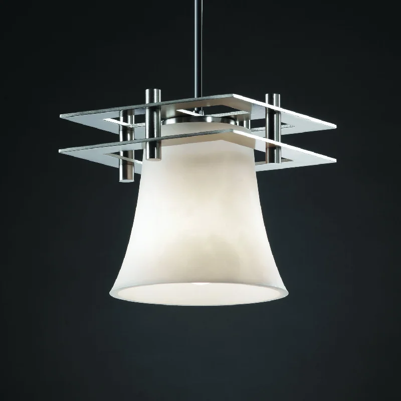 Victorian - Inspired Ceiling Lights with Ornate Crystal ChandeliersJustice Designs Clouds CLD-8165-20-NCKL-BKCD Pendant Light - Brushed Nickel Victorian - Inspired Ceiling Lights with Ornate Crystal ChandeliersJustice Designs Clouds CLD-8165-20-NCKL-BKCD Pendant Light - Brushed Nickel