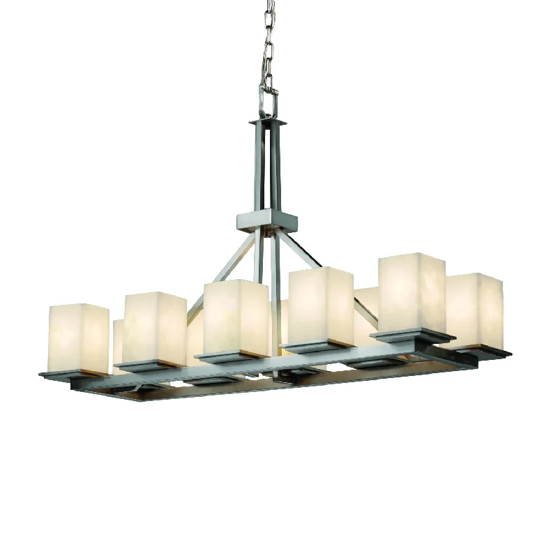 Art Deco Ceiling Lights with Geometric Patterns and Metallic FinishesJustice Designs Clouds CLD-8650-15-NCKL Pendant Light - Brushed Nickel Art Deco Ceiling Lights with Geometric Patterns and Metallic FinishesJustice Designs Clouds CLD-8650-15-NCKL Pendant Light - Brushed Nickel