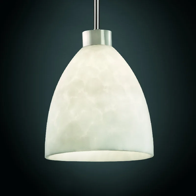 Mediterranean - Style Ceiling Lights with Terra - Cotta and Ceramic DetailsJustice Designs Clouds CLD-8814-18-NCKL-BKCD Pendant Light - Brushed Nickel Mediterranean - Style Ceiling Lights with Terra - Cotta and Ceramic DetailsJustice Designs Clouds CLD-8814-18-NCKL-BKCD Pendant Light - Brushed Nickel