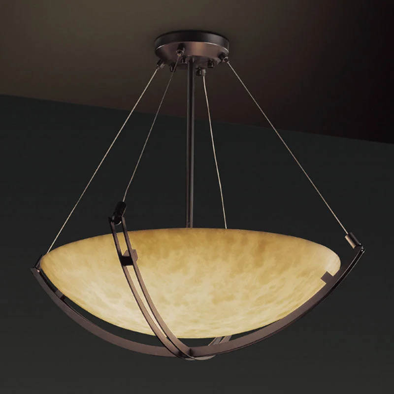 Industrial Style Ceiling Lights with Exposed Bulbs and Metal CagesJustice Designs Clouds CLD-9721-35-DBRZ Pendant Light - Dark Bronze Industrial Style Ceiling Lights with Exposed Bulbs and Metal CagesJustice Designs Clouds CLD-9721-35-DBRZ Pendant Light - Dark Bronze