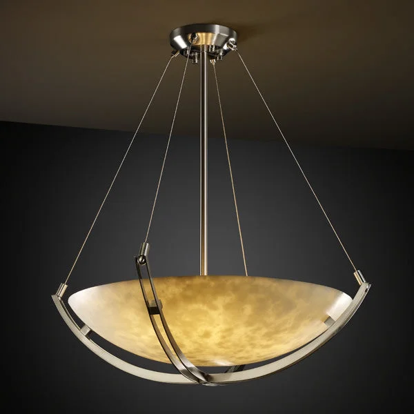 Art Nouveau Ceiling Lights with Organic, Flowing ShapesJustice Designs Clouds CLD-9721-35-NCKL-LED3-3000 Pendant Light - Brushed Nickel Art Nouveau Ceiling Lights with Organic, Flowing ShapesJustice Designs Clouds CLD-9721-35-NCKL-LED3-3000 Pendant Light - Brushed Nickel