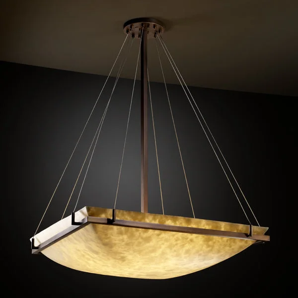 African - Inspired Ceiling Lights with Tribal Patterns and Natural MaterialsJustice Designs Clouds CLD-9794-25-DBRZ-LED6-6000 Pendant Light - Dark Bronze African - Inspired Ceiling Lights with Tribal Patterns and Natural MaterialsJustice Designs Clouds CLD-9794-25-DBRZ-LED6-6000 Pendant Light - Dark Bronze