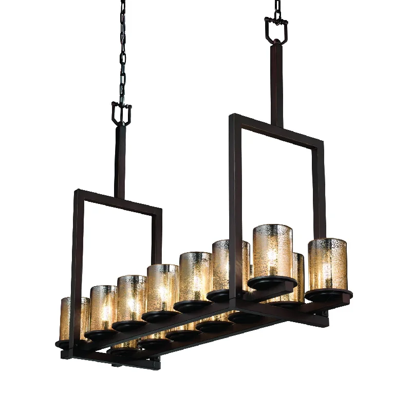 Contemporary Ceiling Lights with Unique, Abstract ShapesJustice Designs Fusion FSN-8764-10-MROR-DBRZ Pendant Light - Dark Bronze Contemporary Ceiling Lights with Unique, Abstract ShapesJustice Designs Fusion FSN-8764-10-MROR-DBRZ Pendant Light - Dark Bronze