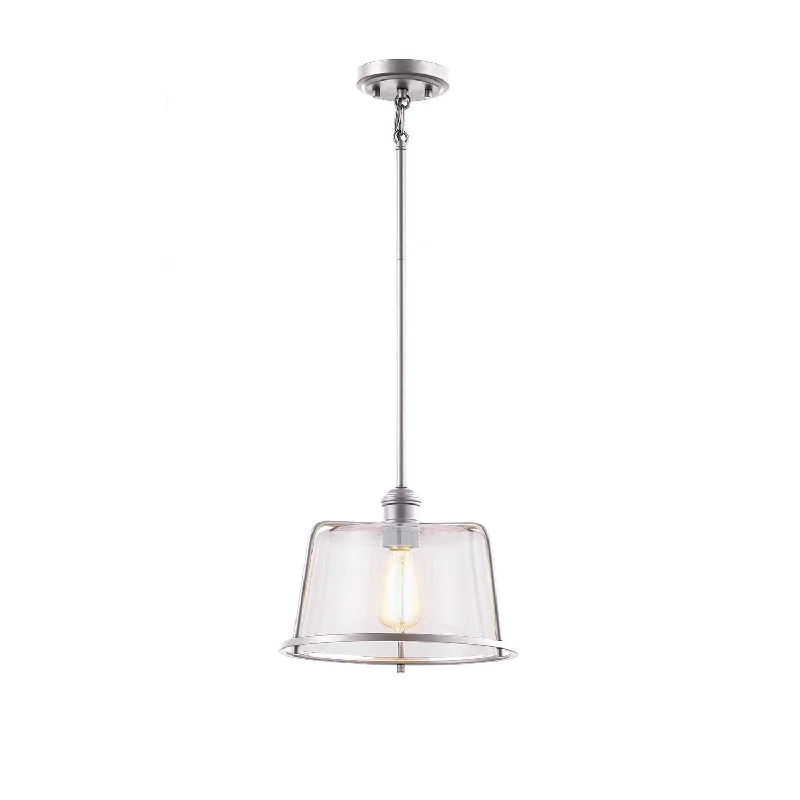 Victorian - Inspired Ceiling Lights with Ornate Crystal ChandeliersJustice Designs Revere FSN-4423-SEED-NCKL Pendant Light - Brushed Nickel Victorian - Inspired Ceiling Lights with Ornate Crystal ChandeliersJustice Designs Revere FSN-4423-SEED-NCKL Pendant Light - Brushed Nickel