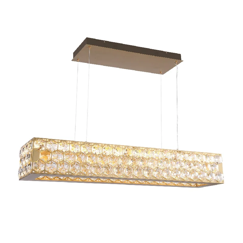 Victorian - Inspired Ceiling Lights with Ornate Crystal ChandeliersKanova & Co. Hector KCH3200L-48 Pendant Light - Brushed Gold Victorian - Inspired Ceiling Lights with Ornate Crystal ChandeliersKanova & Co. Hector KCH3200L-48 Pendant Light - Brushed Gold