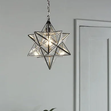 Mid - Century Modern Ceiling Lights with Simple, Sleek LinesLaura Ashley Star Pendant Polished Silver Glass Large Mid - Century Modern Ceiling Lights with Simple, Sleek LinesLaura Ashley Star Pendant Polished Silver Glass Large
