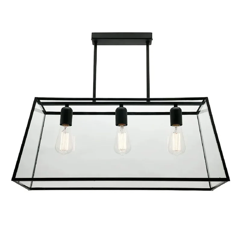 Scandinavian Style Ceiling Lights with Light Wood AccentsManchester Matt Black Pendant Light 3Lt w/ Clear Glass Scandinavian Style Ceiling Lights with Light Wood AccentsManchester Matt Black Pendant Light 3Lt w/ Clear Glass