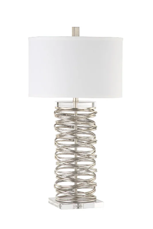 mid century modern table lamps with iconic designs for a stylish studyMariana Lighting 130055 Spiral One Light Table Lamp Lamp Pewter, Nickel, Silver mid century modern table lamps with iconic designs for a stylish studyMariana Lighting 130055 Spiral One Light Table Lamp Lamp Pewter, Nickel, Silver