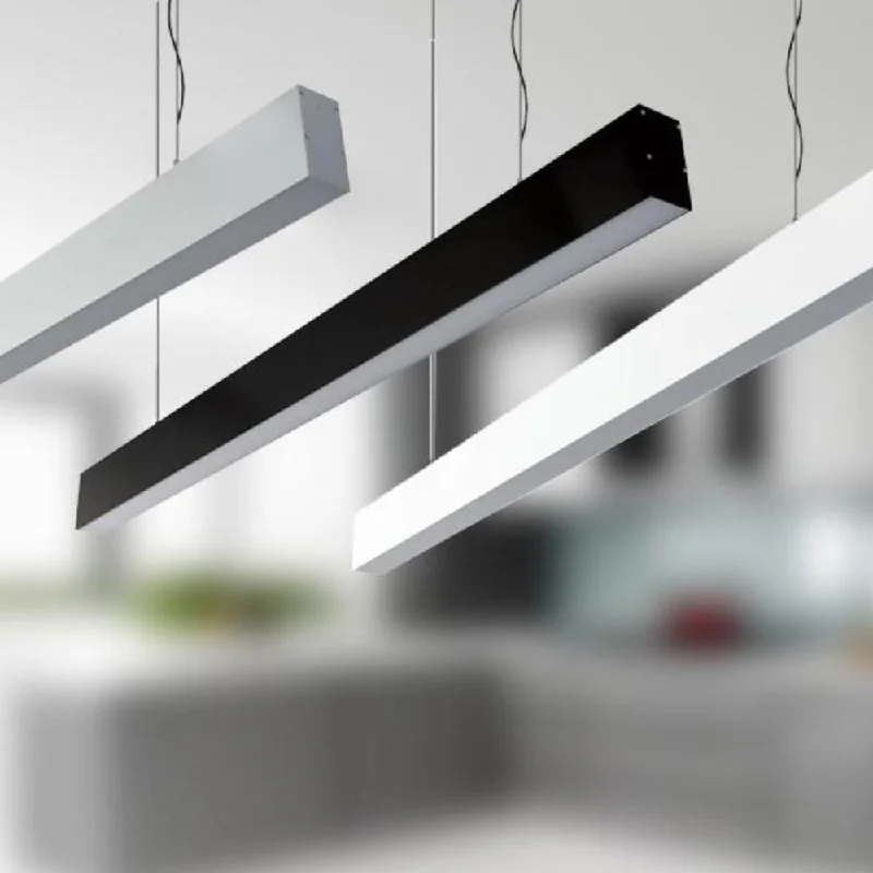 Japanese - Inspired Ceiling Lights with Shoji - Screen - like DiffusersMax-50 Up/Down LED Pendant Light 1000mm in Aluminium/Black/White (3000k/4000k/5000k/6500k)