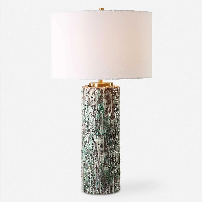 rustic farmhouse table lamps for cozy kitchensMeltdown Table Lamp