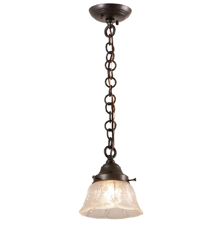 Steampunk Ceiling Lights with Gears, Cogs, and Brass AccentsOne Light Mini Pendant