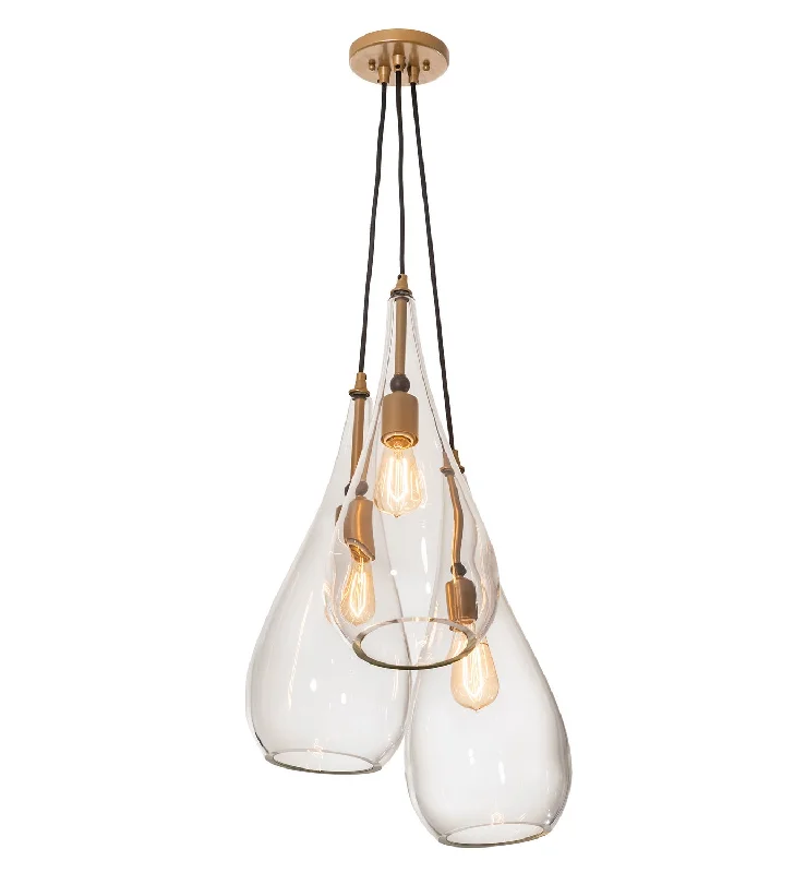 African - Inspired Ceiling Lights with Tribal Patterns and Natural MaterialsThree Light Pendant African - Inspired Ceiling Lights with Tribal Patterns and Natural MaterialsThree Light Pendant