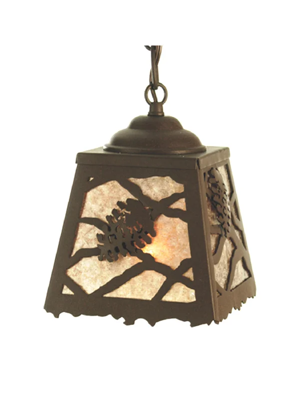 Indian - Themed Ceiling Lights with Intricate Filigree and Mirror WorkOne Light Mini Pendant Indian - Themed Ceiling Lights with Intricate Filigree and Mirror WorkOne Light Mini Pendant
