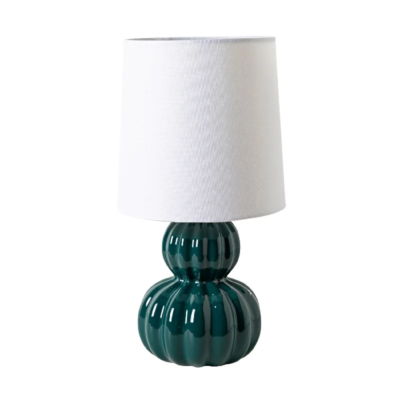 fabric table lamps with a linen shade for a relaxed and breathable lookMia Peacock Teal Table Lamp 32cm fabric table lamps with a linen shade for a relaxed and breathable lookMia Peacock Teal Table Lamp 32cm