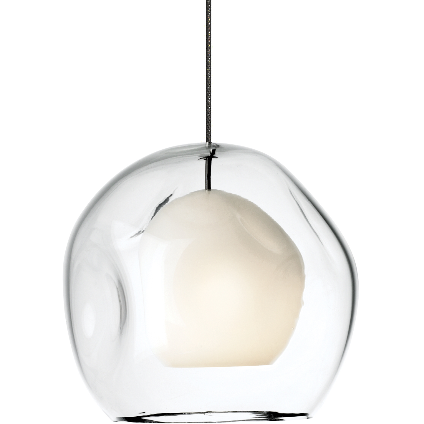Glass Ceiling Lights with Frosted, Colored, or Etched GlassMini Jasper Pendant