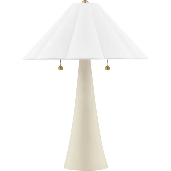 rustic farmhouse table lamps for cozy kitchensAlana 2-Light Table Lamp