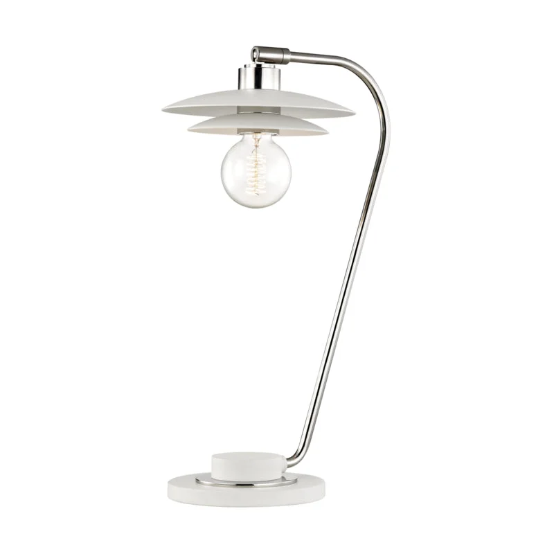 glass table lamps with a frosted surface for soft light diffusionMitzi Lighting HL175201-PN/WH Milla Lamp Polished Nickel/White glass table lamps with a frosted surface for soft light diffusionMitzi Lighting HL175201-PN/WH Milla Lamp Polished Nickel/White
