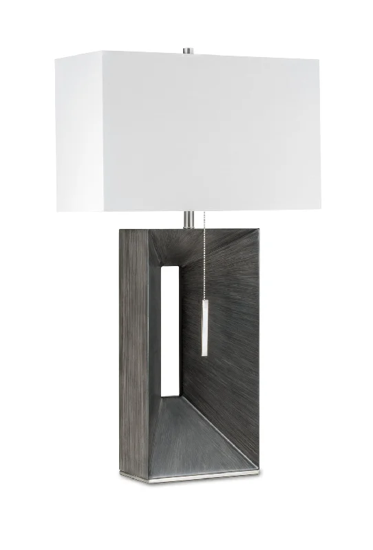fabric table lamps with a linen shade for a relaxed and breathable lookNova Lighting 1011095 Table Lamp Lamp Gray fabric table lamps with a linen shade for a relaxed and breathable lookNova Lighting 1011095 Table Lamp Lamp Gray