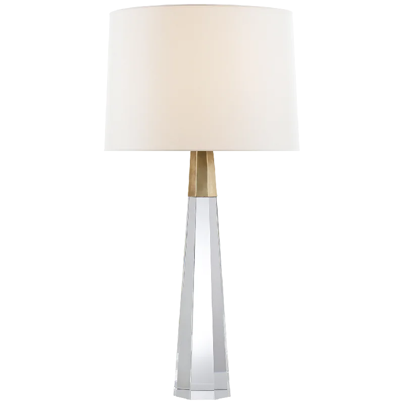 Crystal with Brass