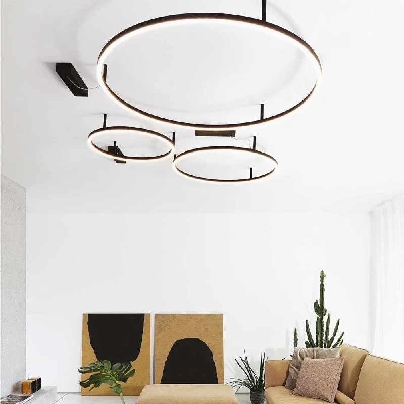 Indian - Themed Ceiling Lights with Intricate Filigree and Mirror Workoracle Slim LED Ceiling Light ø700mm 3k in Black or White Indian - Themed Ceiling Lights with Intricate Filigree and Mirror Workoracle Slim LED Ceiling Light ø700mm 3k in Black or White