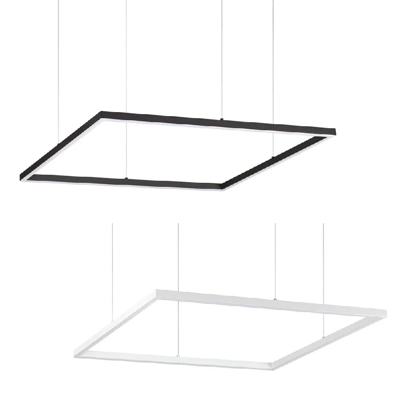 Retro Ceiling Lights Inspired by the 1950s and 1960s Designoracle Slim LED Pendant Light 700mmx700mm 3k in Black or White Retro Ceiling Lights Inspired by the 1950s and 1960s Designoracle Slim LED Pendant Light 700mmx700mm 3k in Black or White