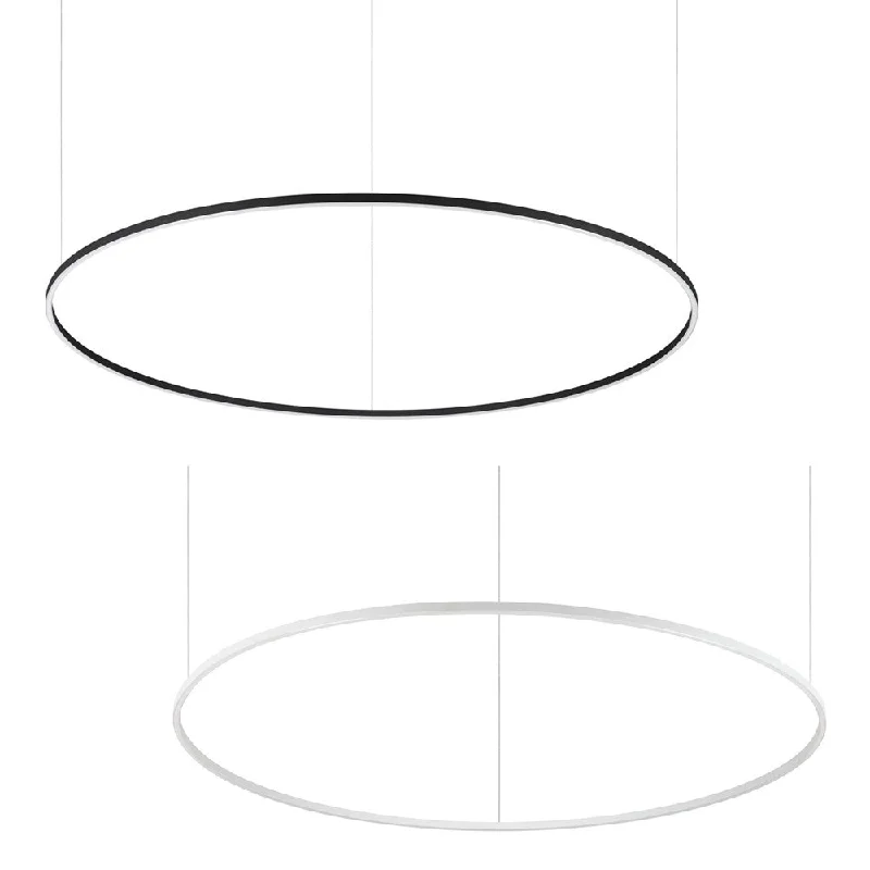Mid - Century Modern Ceiling Lights with Simple, Sleek Linesoracle Slim LED Pendant Light ø1500mm 3k, 4k in Black or White Mid - Century Modern Ceiling Lights with Simple, Sleek Linesoracle Slim LED Pendant Light ø1500mm 3k, 4k in Black or White