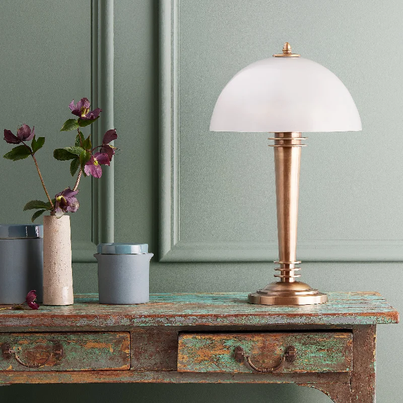 glass table lamps with a frosted surface for soft light diffusionPietro table lamp in brass and glass glass table lamps with a frosted surface for soft light diffusionPietro table lamp in brass and glass