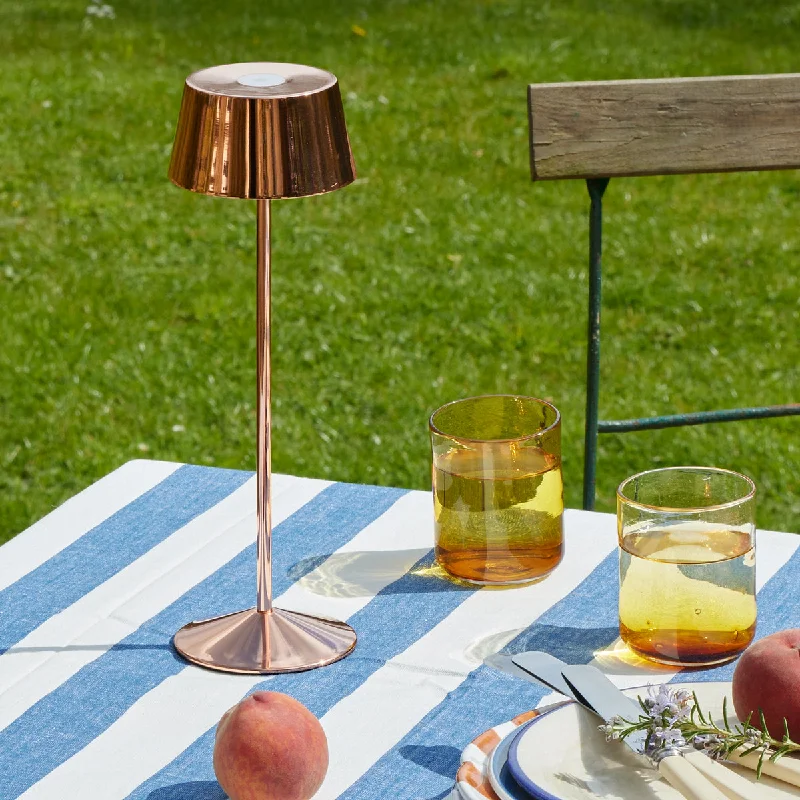 wooden table lamps with natural grain for a warm and organic feelScoon rechargeable table lamp in gloss copper wooden table lamps with natural grain for a warm and organic feelScoon rechargeable table lamp in gloss copper