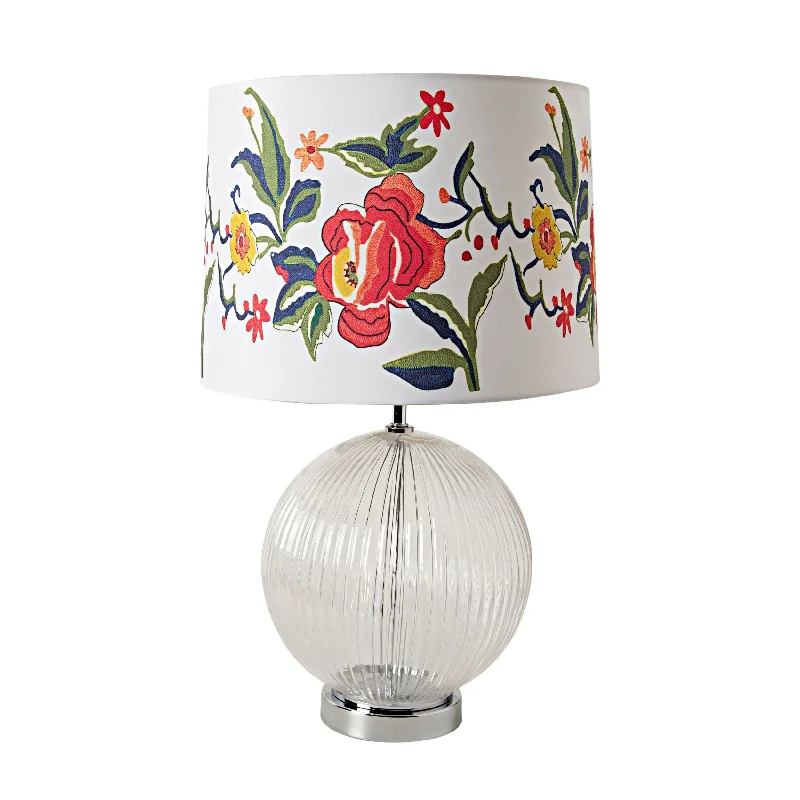 coastal style table lamps with nautical elements for beach housesSierra Embroidery Print Table Lamp 55cm coastal style table lamps with nautical elements for beach housesSierra Embroidery Print Table Lamp 55cm