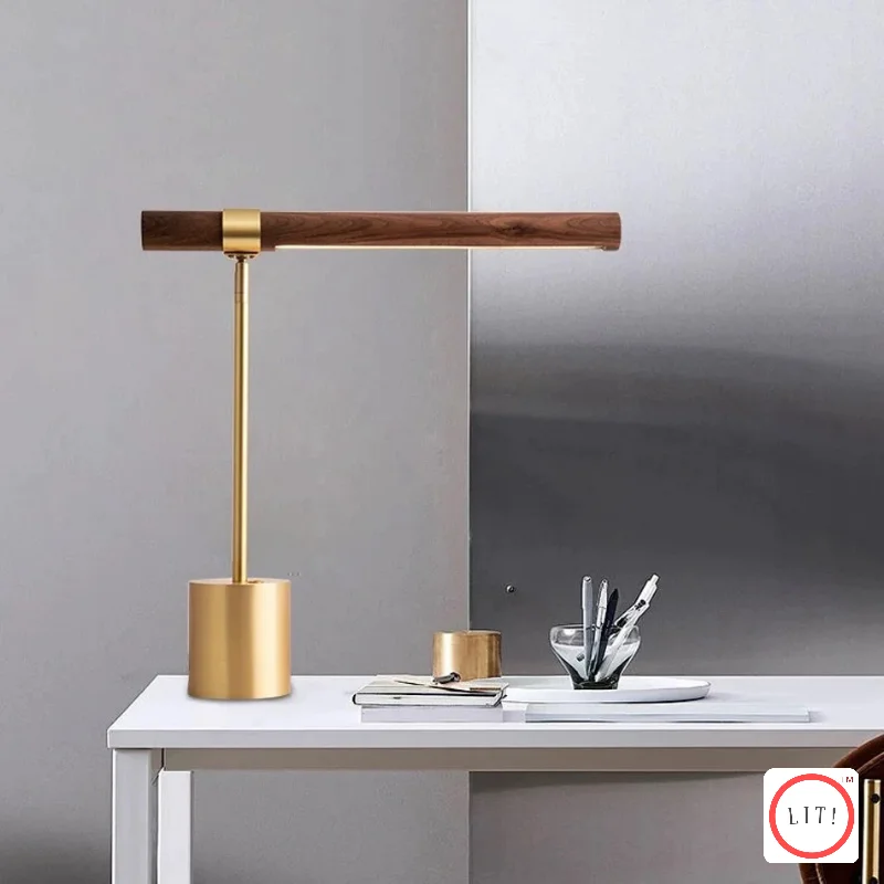 industrial style table lamps with exposed bulbs for loft apartmentsSlim Wood Brass Modern Adjustable Table Lamp industrial style table lamps with exposed bulbs for loft apartmentsSlim Wood Brass Modern Adjustable Table Lamp