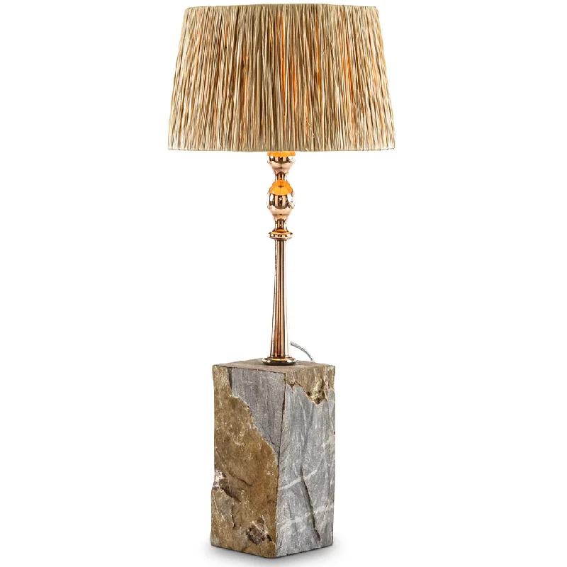 modern minimalist table lamps for contemporary living roomsStone Table Lamp