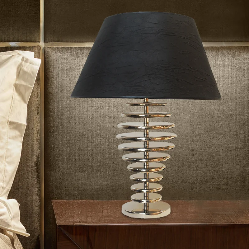 wooden table lamps with natural grain for a warm and organic feelTesla